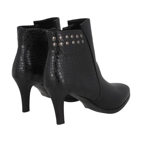 Botin Mujer Negro Bobbi 56 Negro Police-3