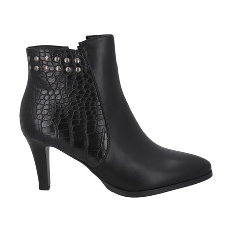 Botin Mujer Negro Bobbi 56 Negro Police-4