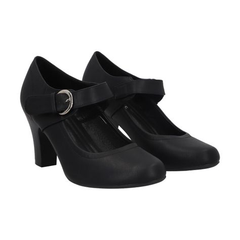 Zapato De Cueca Mujer Negro Police-4