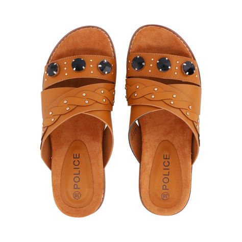 Sandalia Mujer Camel Baltik Police-3