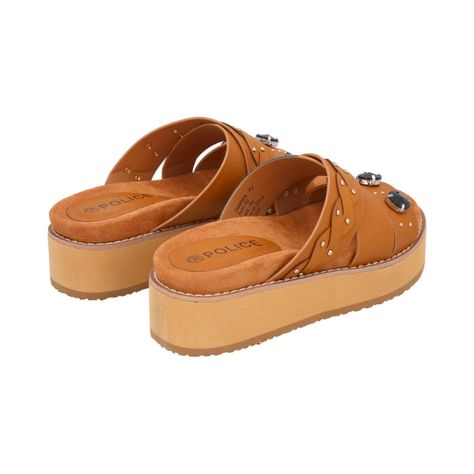 Sandalia Mujer Camel Baltik Police-4