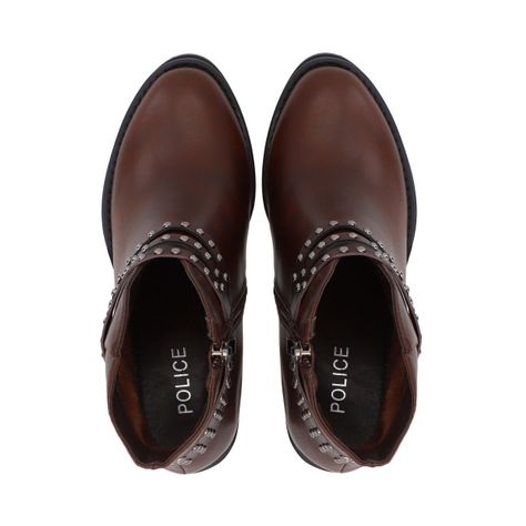 Botin Mujer Café Brush Police-1