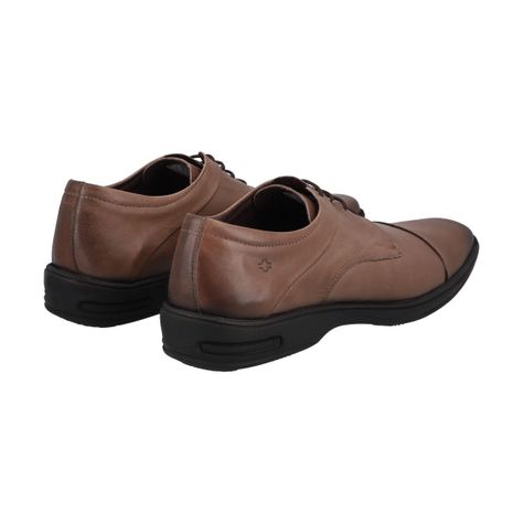 Zapato Formal Hombre Cuero Marrón Perlatto-3