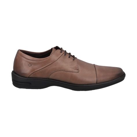 Zapato Formal Hombre Cuero Marrón Perlatto-4