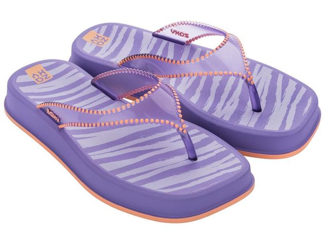 Sandalia Mujer Violeta Nostalgia 328  Zaxy-0