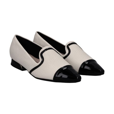 Zapato Ana Blanco/Negro Piccadilly-0
