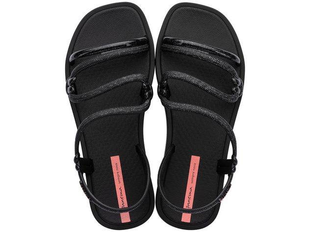 Sandalia Infantil Negro/Glitter Solar Mais Ipanema-0