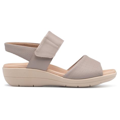 Sandalia Mujer Anabela Fascitis Taupe Piccadilly-0