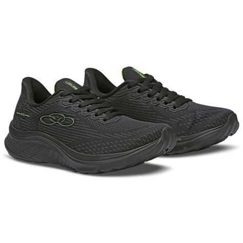 Zapatilla Infantil Delta Negro/Verde Olympikus-2