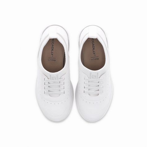 Zapatilla Mujer Blanco/Elastico Soft Step Piccadilly-2