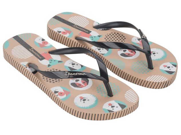 Sandalia Mujer Beige Pets Ipanema-1