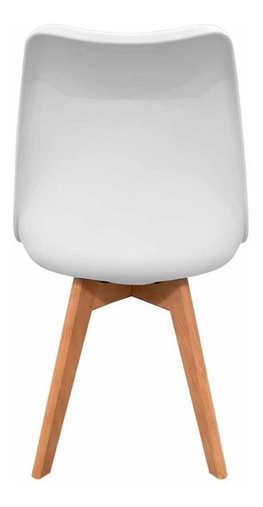Silla Tulip Refuerzo Metal Blanca X4-5