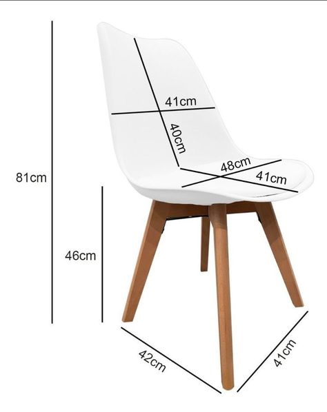 Silla Tulip Refuerzo Metal Blanca X4-1