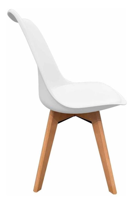 Silla Tulip Refuerzo Metal Blanca X4-4