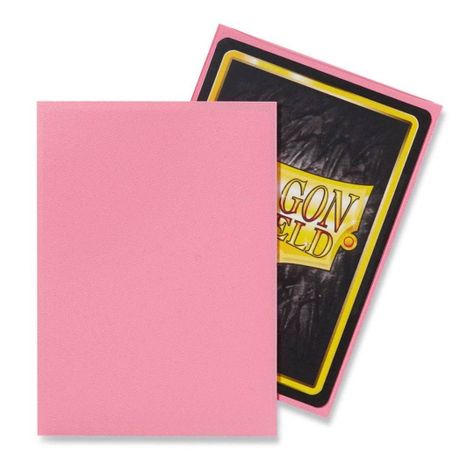 Protectores Dragon Shield 100 Standard Matte Pink-1
