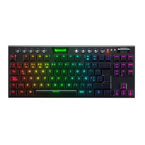 Teclado Mecánico Redragon Horus TKL K621SP Negro Inalambrico-0