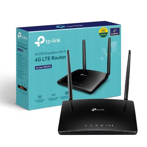 Router Inalámbrico 4G LTE TP-Link MR200 AC750 Dual Band-0
