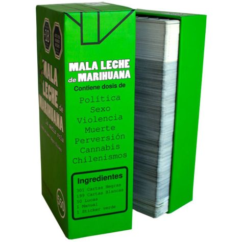 Juego De Cartas Mala Leche De Mar.ihuana Pásalo Chancho-1