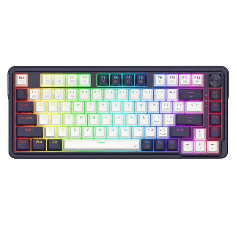 Teclado Redragon UCAL PRO White-Black K673WB-RGB-PRO Sw Red-0