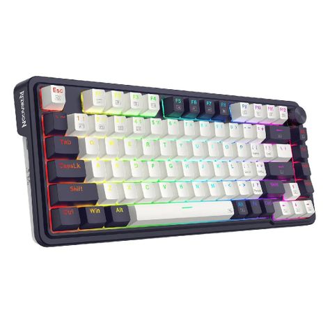 Teclado Redragon UCAL PRO White-Black K673WB-RGB-PRO Sw Red-1