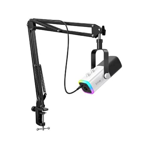 Kit de Micrófono FiFine AM8T para juegos XLR/USB Blanco-0
