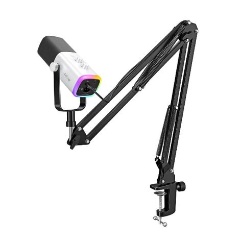 Kit de Micrófono FiFine AM8T para juegos XLR/USB Blanco-1