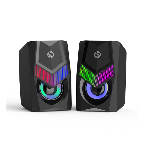 Parlantes Gamer HP RGB DHE-6000 Jack 35mm + USB-0