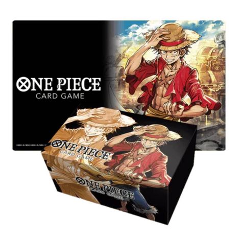 One Piece TCG: Playmat and Storage Box - Monkey.D.Luffy-0