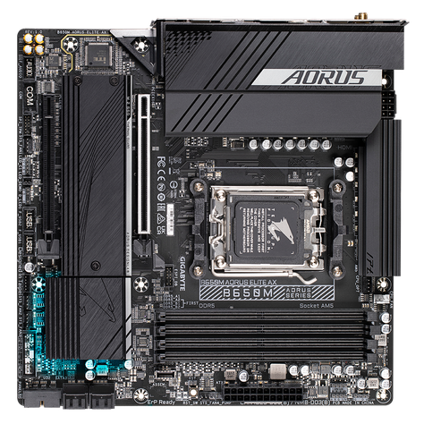 Placa Madre Gigabyte B650M Aorus Elite Ax AMD AM5 DDR5-1