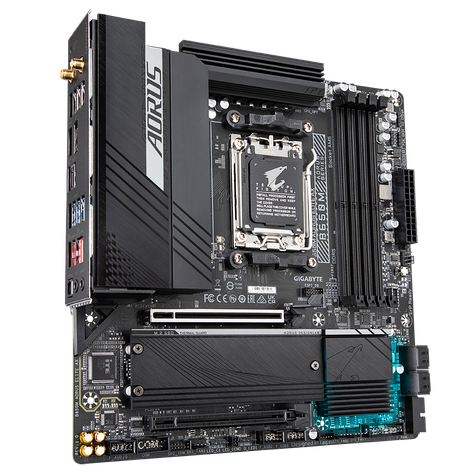 Placa Madre Gigabyte B650M Aorus Elite Ax AMD AM5 DDR5-2