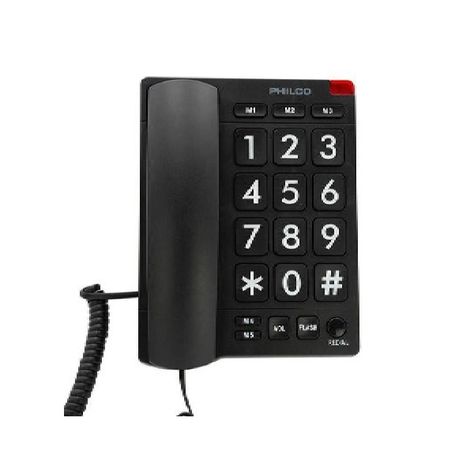 Telefono de Red Fija Philco Numeros Grandes-0