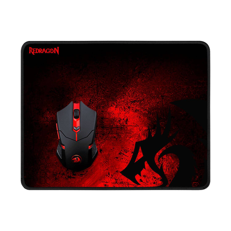 Kit Mousepad y Mouse Gamer Redragon Inalambrico M601WL-BA-0
