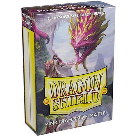 Protectores Dragon Shield 60 - Japanese Size Pink Diamond-0