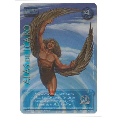 Carta Promo Alas de Icaro 20 Años Myl-0