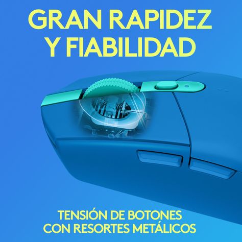 Mouse Gamer Logitech Inalambrico G305 Azul 12k dpi-4