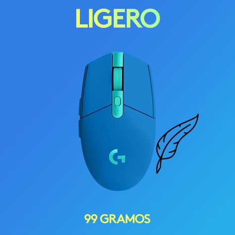 Mouse Gamer Logitech Inalambrico G305 Azul 12k dpi-6
