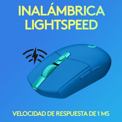 Mouse Gamer Logitech Inalambrico G305 Azul 12k dpi-7