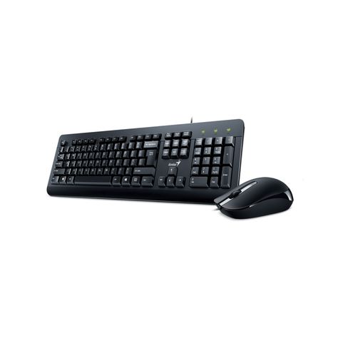 Teclado y Mouse Genius KM-160 Alambrico USB Español-0