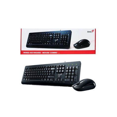Teclado y Mouse Genius KM-160 Alambrico USB Español-2