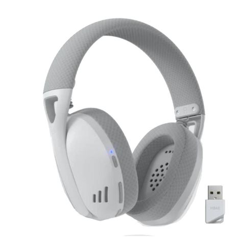 Audifonos Inalambricos Redragon Ire Pro H848 Blanco y Gris-1