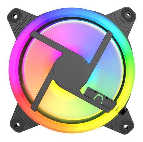 Pack 5x Ventiladores Rgb 120mm + Controlador Pf2 Hype Legend-2
