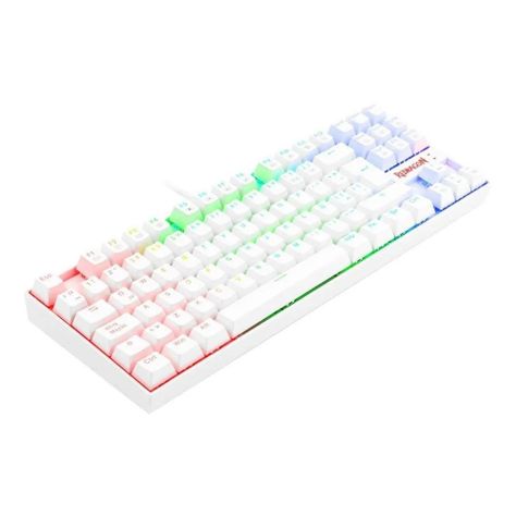 Teclado Gamer Redragon Kumara K552 Blanco Rgb SW Red-2