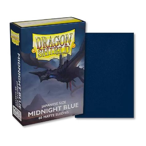 Protectores Dragon Shield 60 Japanese - Matte Midnight Blue-0