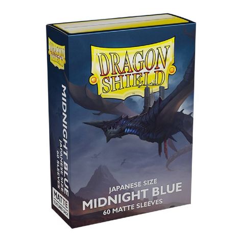Protectores Dragon Shield 60 Japanese - Matte Midnight Blue-1