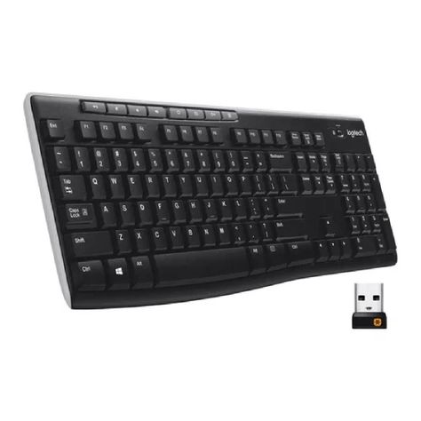 TECLADO LOGITECH K270 INALAMBRICO/NEGRO Español-0