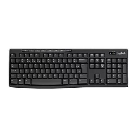 TECLADO LOGITECH K270 INALAMBRICO/NEGRO Español-1