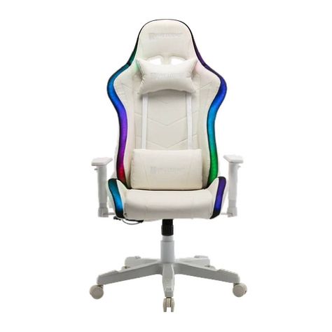 Silla Gamer Hype Legend Intense Evil Blanca RGB-0