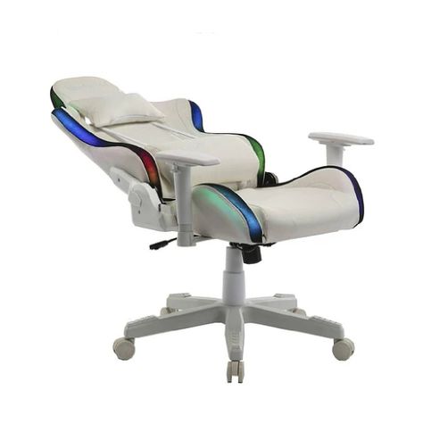 Silla Gamer Hype Legend Intense Evil Blanca RGB-2
