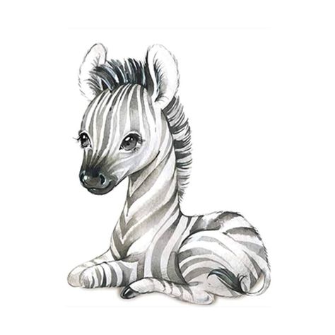 Imagen decorativa Nordica Zebra 30x40 cm-0