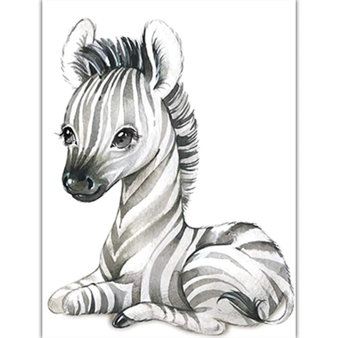 Imagen decorativa Nordica Zebra 30x40 cm-1